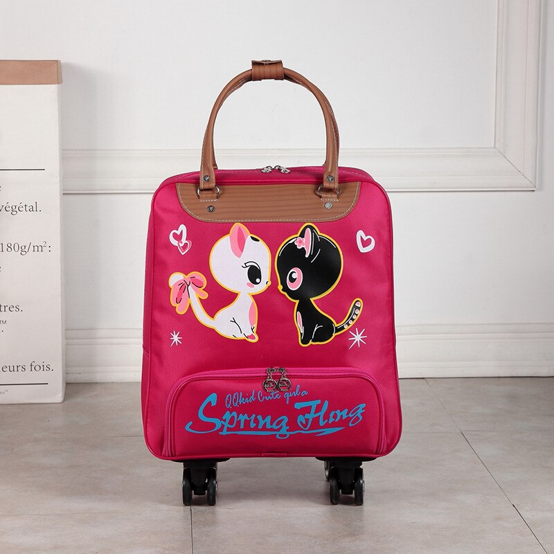 Imperméable à l'eau haute oapacité sac de voyage épais Style valise à roulettes chariot bagages dame hommes voyage sacs valise à roulettes Suplies