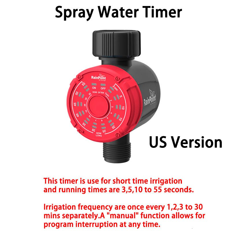 Hage digital vanning timer automatisk elektronisk vann timer hjemme hage ett nøkkel sett vanning timer kontroller system: Spray timer oss