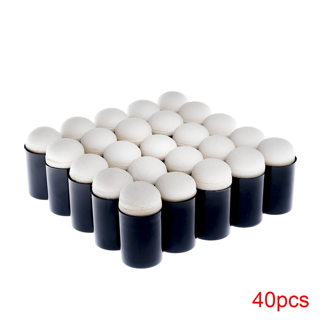 10/20/40pcs finger painting sponge finger set sponge painting tool smudge tool sponge foam finger painting craft set: Blue