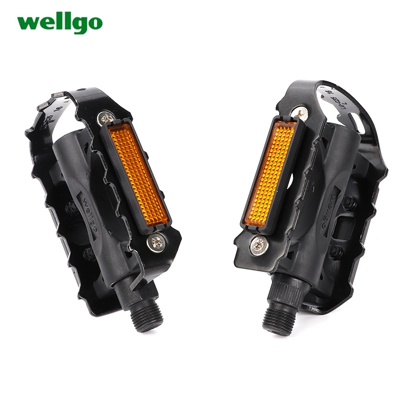 Wellgo-pedales ultraligeros para bicicleta de carretera, accesorios de aluminio de , LU-C25