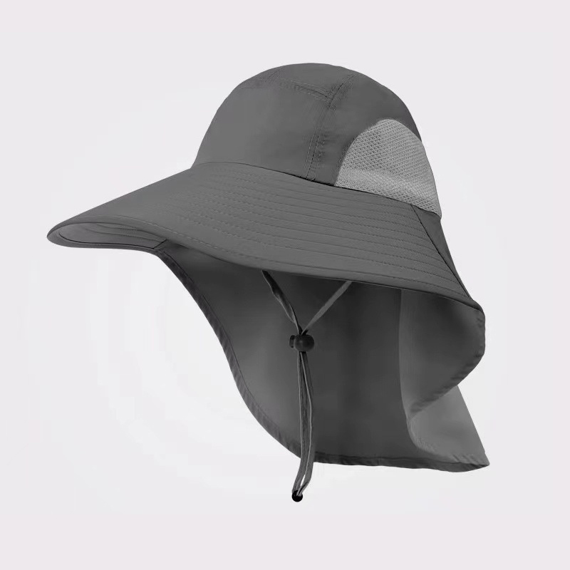 Wide Brim Baseball Hats for Women and Men Sun Cooling Neck Guard Safari Cap for Hiking Fishing Outdoor Hat with Flap: army green
