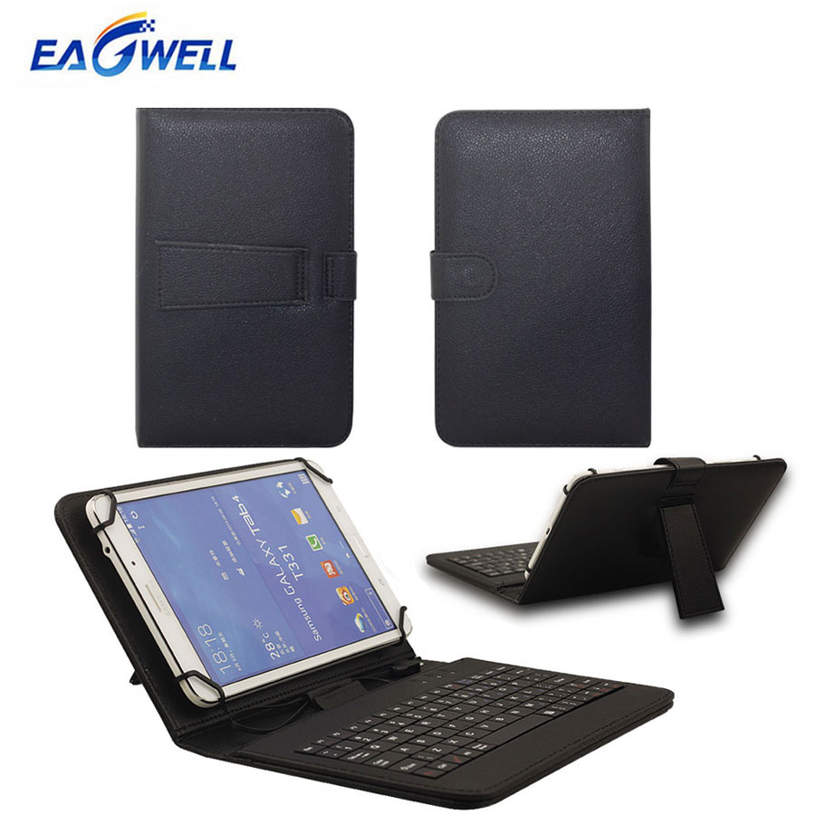 Universal- Mikro USB Tastatur Leder fallen Abdeckung Für Android 7 Zoll Tablette PC Für Samsung Lenovo Huawei Tabletten Tastatur fallen