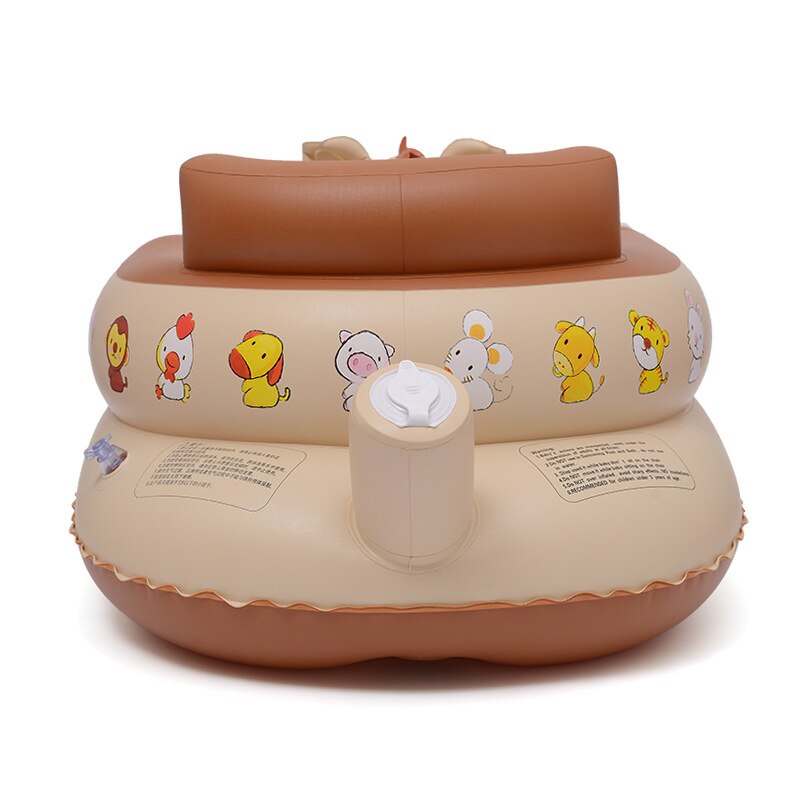 Sobi-sofá inflable de cabeza de caballo para bebé, asiento de escuela para bebé, silla de comedor para niños,