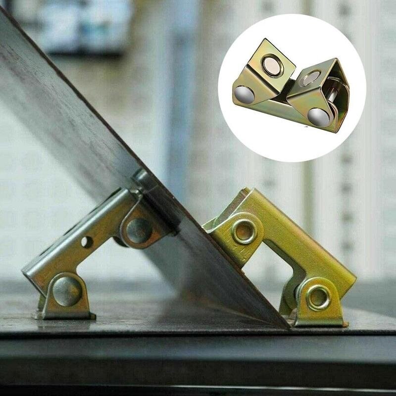 V-type Clamps V-shaped Welding Holder Adjustable Welding V-shaped Fixture Fixture Boom Clamping Adjustable Working Tool O2K4