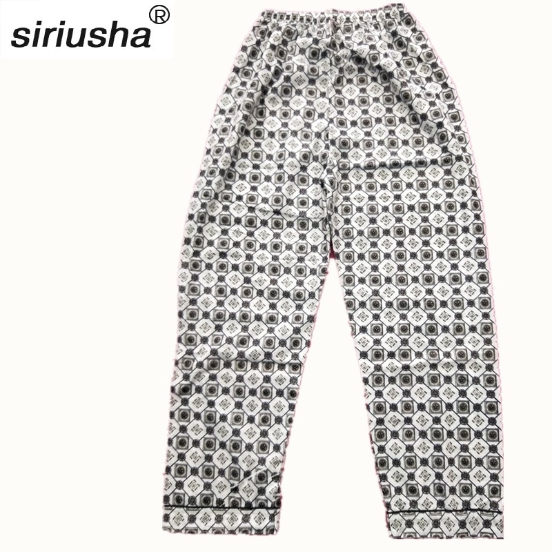 Lounge Heren S103 Sleep Bottoms Spring Summer Autumn Thin Section Knitted Cotton Home Pants Comfortable Trousers