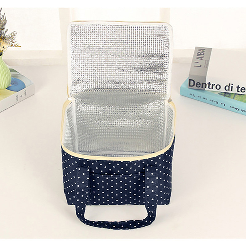 Bærbar madpakke mad picnic tasker til kvinder børn bærbar isoleret termisk køler madkasse totalisator opbevaringstaske picnic