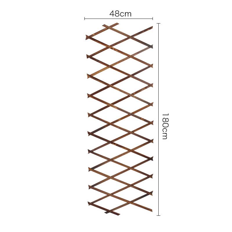 Expanding Wooden Garden Wall Fence Panel Plant Climb Trellis Support Retractable Wood Fence for Home Yard Garden Decorative