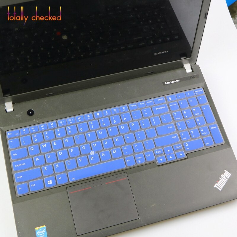 laptop Keyboard Cover skin protector for Lenovo ThinkPad P51s P52 P52s E580 E590 E595 L590/ThinkPad T570 T575 T580 T590 E15: blue