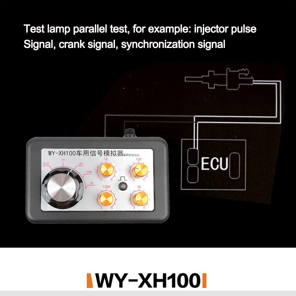 WY-X100 Auto Reparatie Tester Auto Signaal Simulator Snelle Probleemoplossing Kan Passen Weerstand Water Temperatuur Krukas