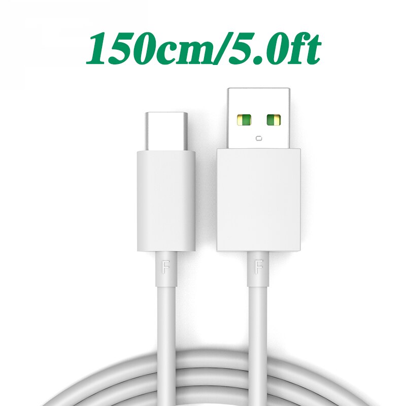 Charger cable For OPPO A92s A92 A72 A52 / Realme 6i / Reno4 Z 5G / A73 5G Reno4 F A53s A93 A33 A32 A53 / A72 5G Mobile phone: 150CM