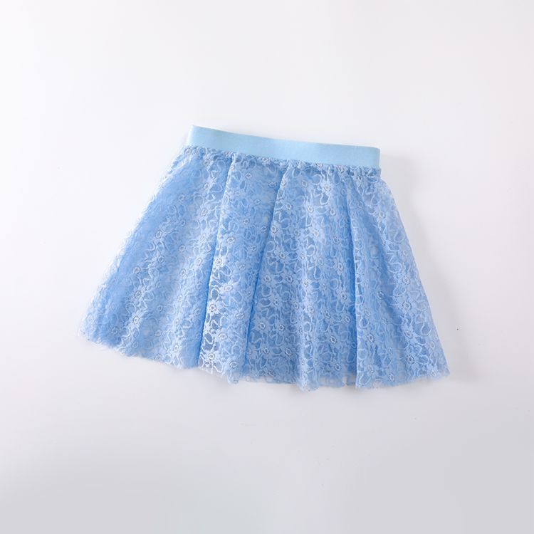 Girls Ballet Tutu Skirt Dance Chiffon Lace Basic Mini Pull-On Wrap Skirt with Waist Tie for Ballet Latin Dance Practice Clothing