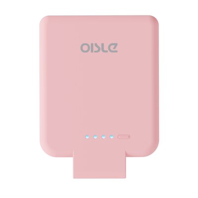 OISLE Ultra Thin Mini External Battery Charger Smart Powerbank Fast Charging Power Bank For iPhone 6 6s 7 8 Plus X 12 11/5S/se2: 2800mah-282S-pink