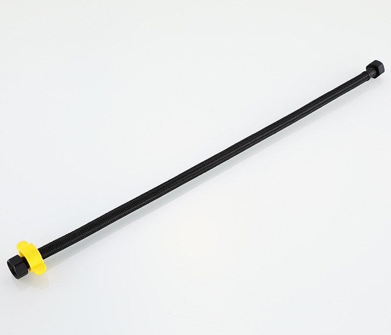 Tubo corrugado de acero inoxidable 304, grifo de lavabo de 40-100cm, pico de manguera de agua y fría, tubo de cobre de una sola cabeza: 50cm