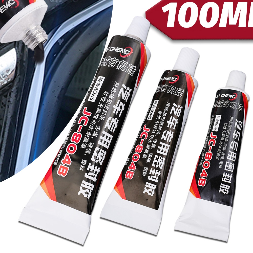 Adhesivo de tira de sellado de coche, adhesivo de silicona resistente a altas temperaturas para fibra de vidrio metálico, compatible con estándar HG/T3318