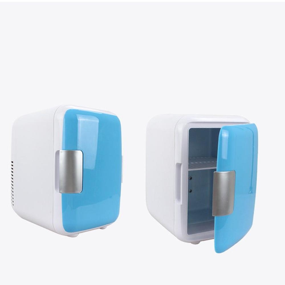 4L Auto Koelkast Mini Koelkast Voor Auto Stilte Warm En Koud Gebruik Meerdere Opbergvakken 1 Pcs