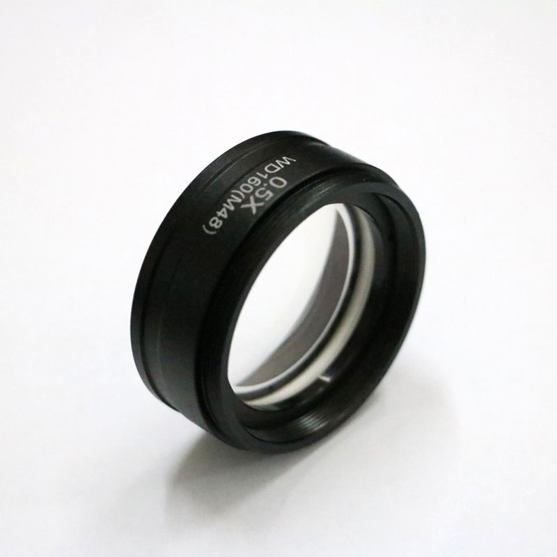 0.5x 1x 1.5x 2x barlow hjælpemikroskop objektiv linse gevind 48mm mount digital stereo mikroskop linse til at skifte visning
