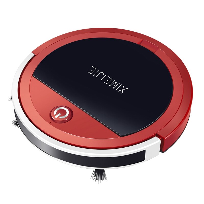 XIMEIJIE Automatic Robot Vacuum Cleaner with Remote Control Smart Vacuum Cleaner for Home Cleaner Route Planning: Black red