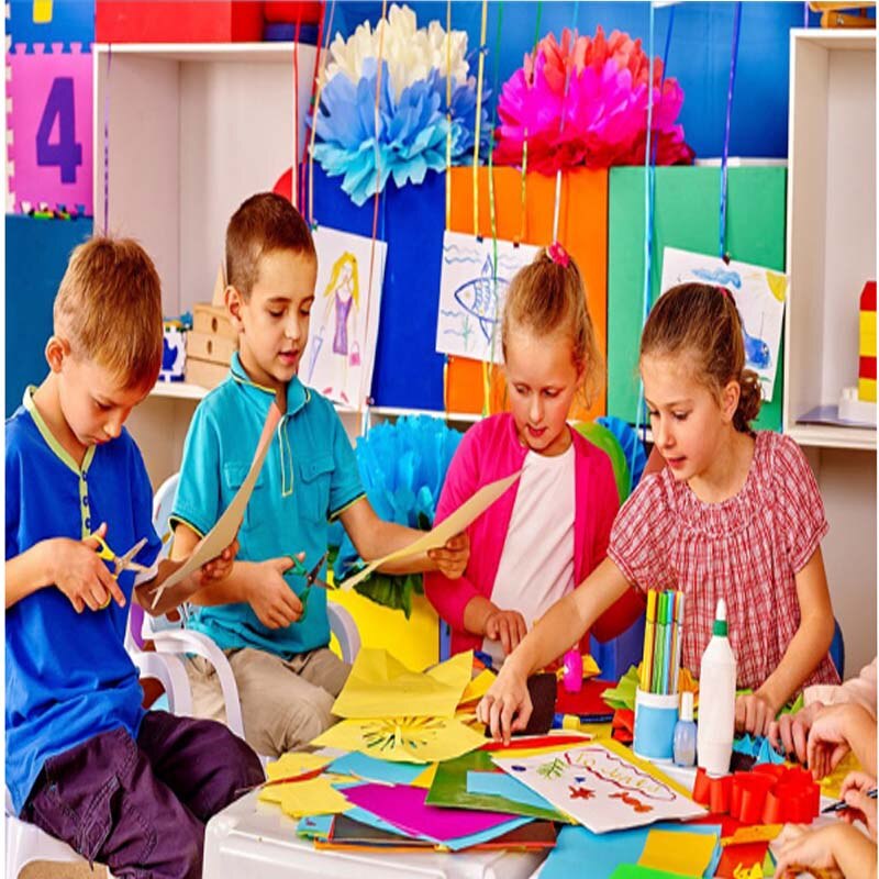 230g color children diy greeting card paper handmade open hard cardboard thick kindergarten A4 colored paper hard cardboard