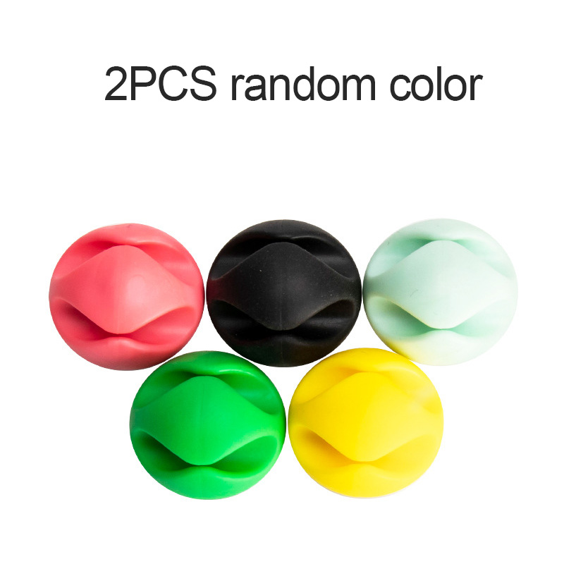 2PCS Adhesive Cable Clips Upgraded Wall Wire Clips for Cable Management Strong Cord Clips Wire Holders for The Wall Under Desk: Yellow