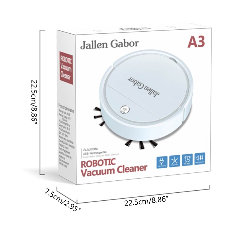 1200mAh Sweeping Robot Automatic Sweeping Robot Automatic Recognize Obstacle Ultra-quiet Hair and Dust Cleaning Robot