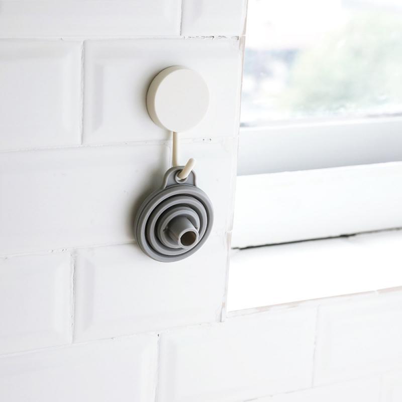 Keuken Mini Siliconen Opvouwbare Trechter Inklapbare Stijl Trechter Hopper Keuken Koken Tool Accessoires Keuken Doseren Trechter