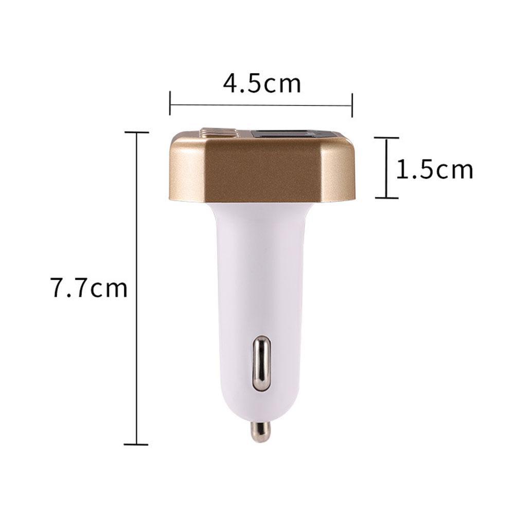 Bluetooth Car MP3 Vehicle Player Wireless FM Transmitter Audio Modulator Adapter Bluetooth FM Slot LCD Receiver Music TF M0N3