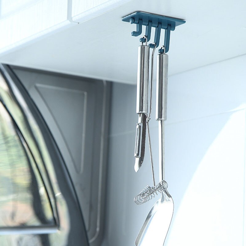 Rotating Adhesive Hook Nordic Adhesive Hook Bathroom Kitchen Wall Hole-Free Hanger key bag clothes hook home organizer