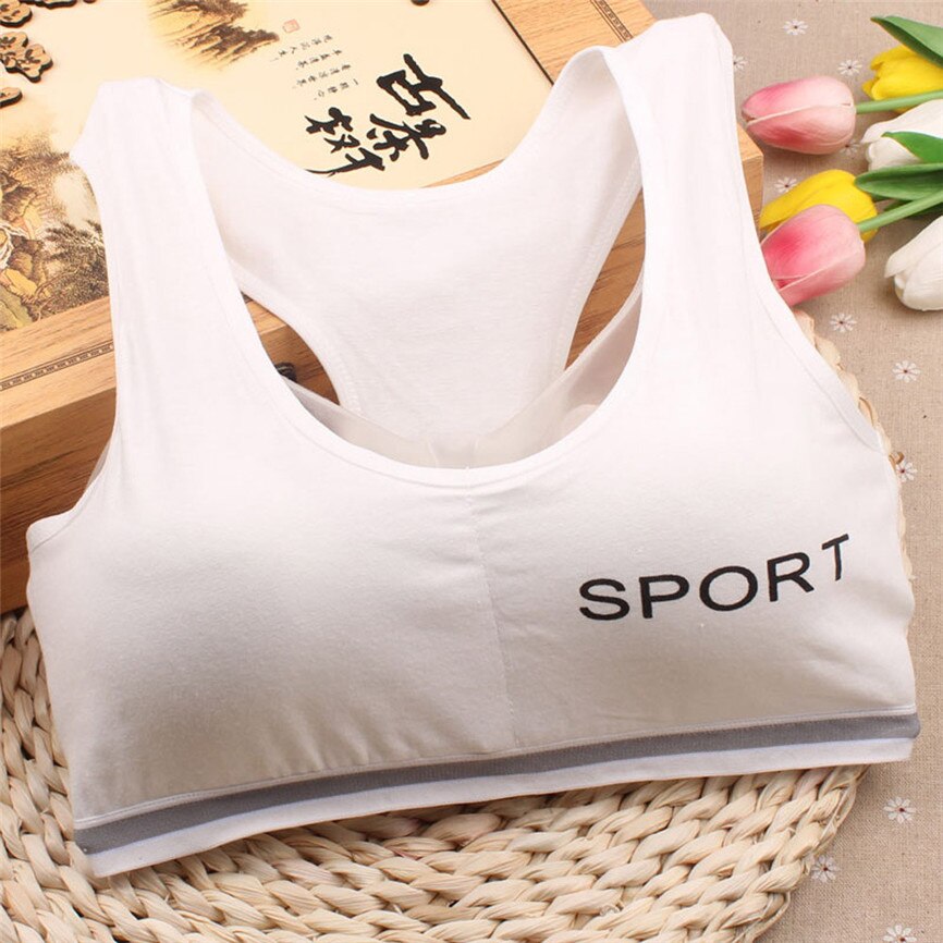 Intimo per bambina intimo reggiseno gilet intimo per bambini intimo sportivo abbigliamento periodo di sviluppo per bambini gilet intimo sportivo