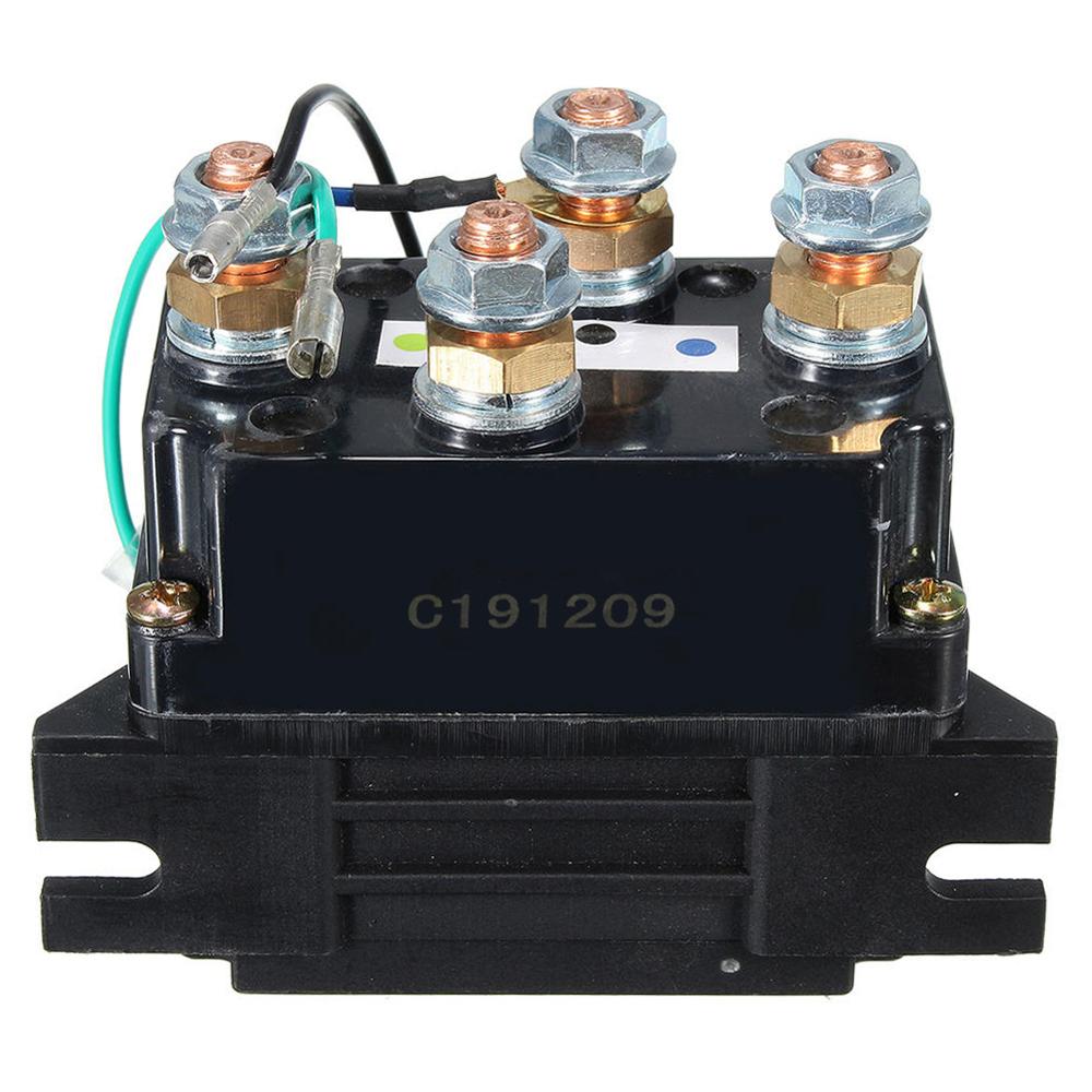 400a mustaa vinssin rele-solenoidia  dc 12v autoajoneuvo mönkijäkuorma-auto, jossa 6 kuviosuojauskansia 21x #273101