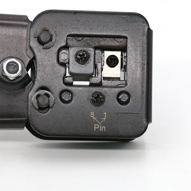 Mt -8110 rj45 rj12 rj11 6p 8p kat 7 ez krympeværktøj gennem hul netværkstang