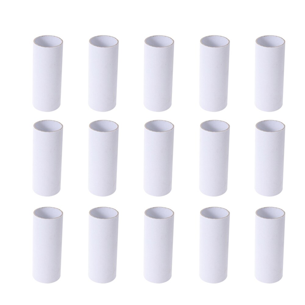 12pcs Kraft Paper Tubes Cardboard Tubes for Storage Art Drawings Posters Paintings Protector (White)
