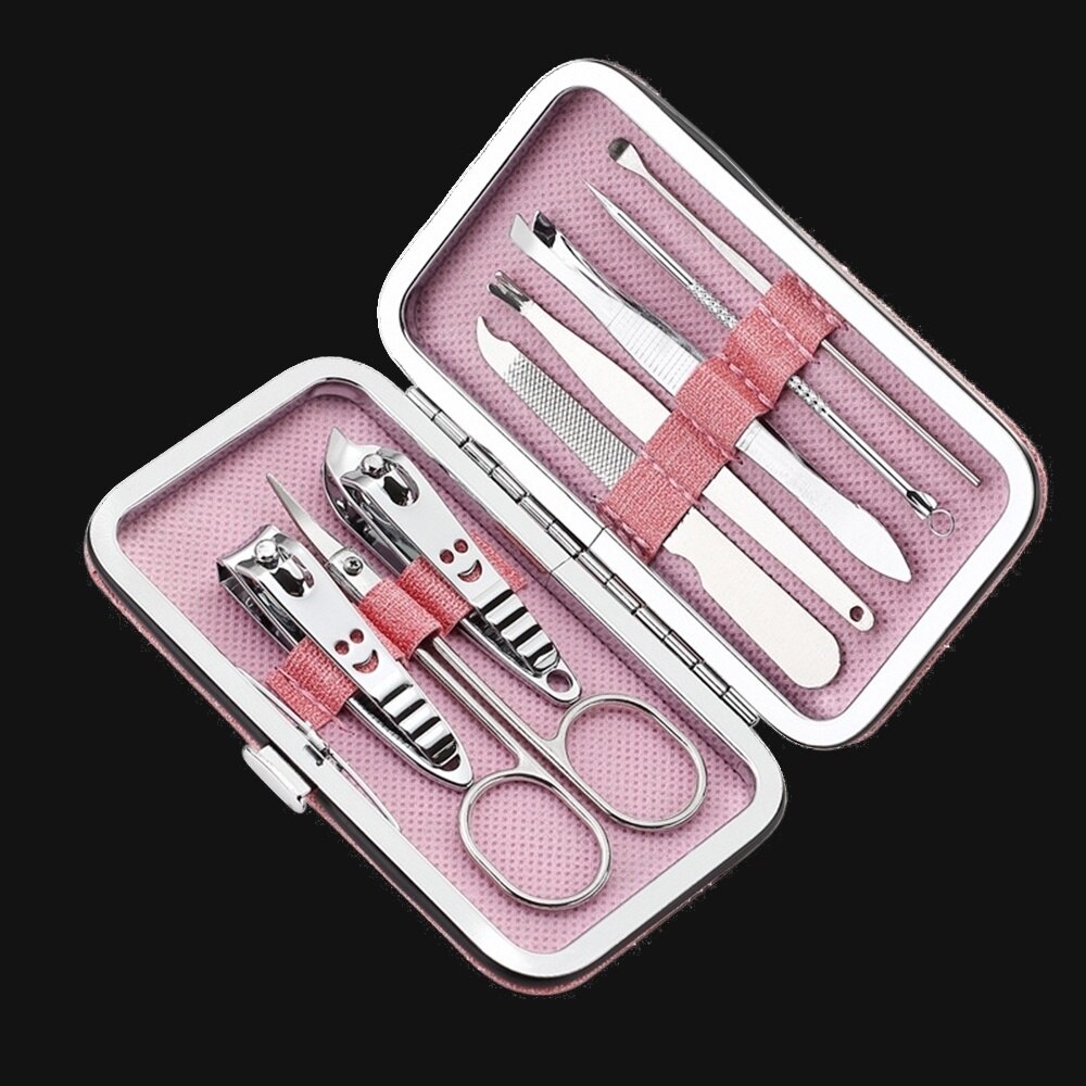 8 pz/set Kit di strumenti per unghie