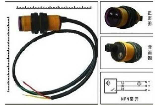 E18-d80nk infrarød fotoelektrisk switch diffus refleksion forhindring af sensormodul nærhedsafbryder 3-80c
