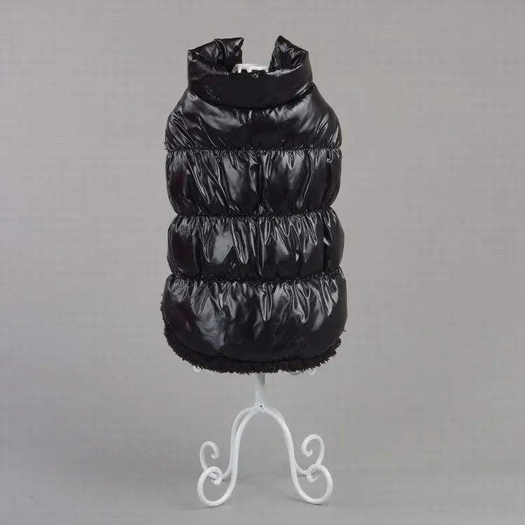 Kurtka Dla Psa – manteau pour chien, vêtement d'hiver pour chiot, tenue pour animaux de compagnie, petit et moyen gabarit: XL / BLACK