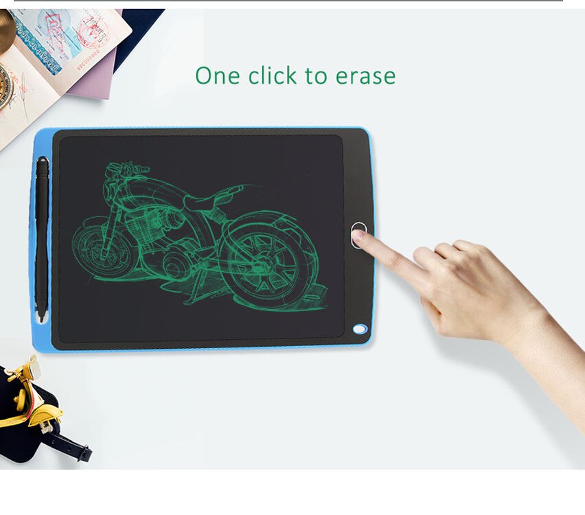 CHYI 10 Inch LCD Writing Tablet Electronic Digital Graphic Tablets Notepad Touch Handwriting Pad Memo Drawing Board For Children