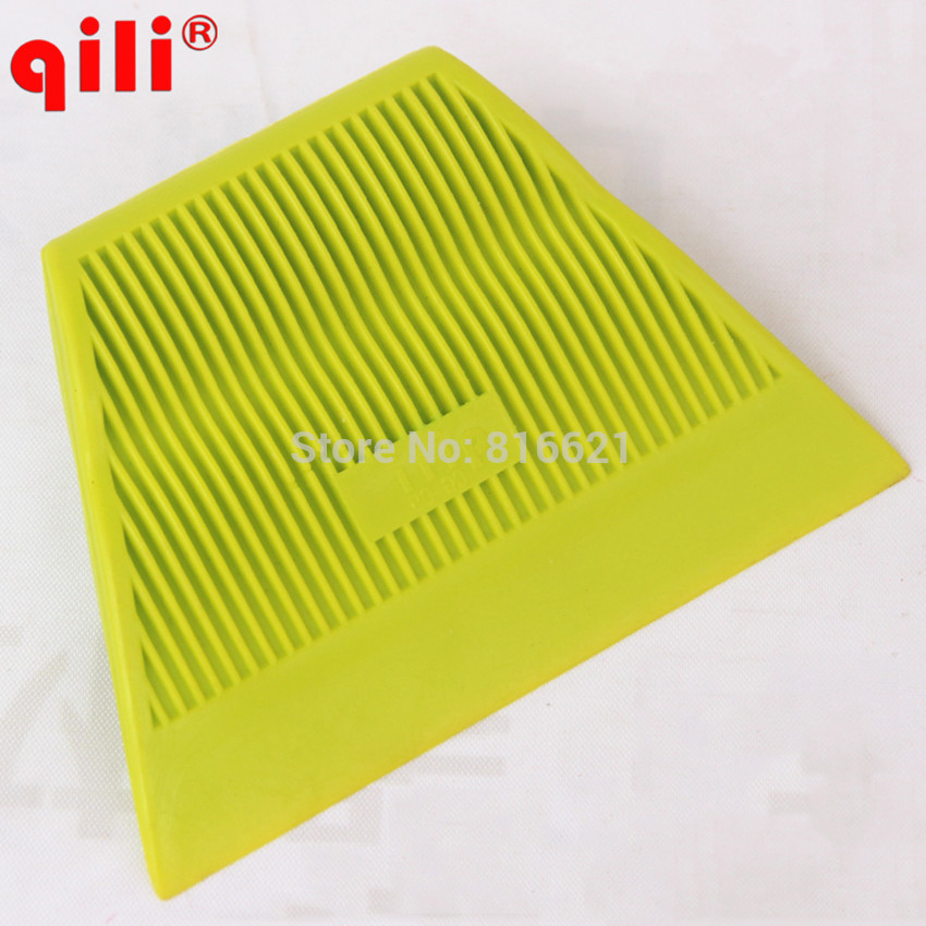 Qili-rascador de trapecio para coche, herramientas de instalación de vinilo, rascador de hielo, limpiacristales, 10 unids/lote, QG-05-01