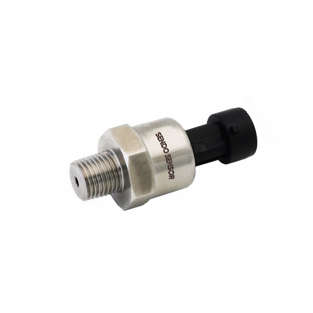 high performance pressure sensor, 0 to 2.5mpa, 25bar gauge, 5Vdc, 0.5 4.5V output, S. S. 316L diaphragm, 1 4 in NPT, inexpensive