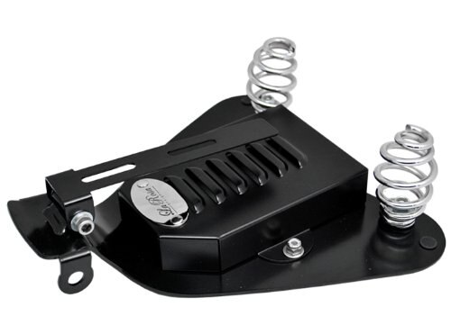 Juego de muelles de asiento individual para motocicleta, cromo, 3 pulgadas, para Harley Davidson, Old School, Chopper, Bobber, Softail, construcción rígida