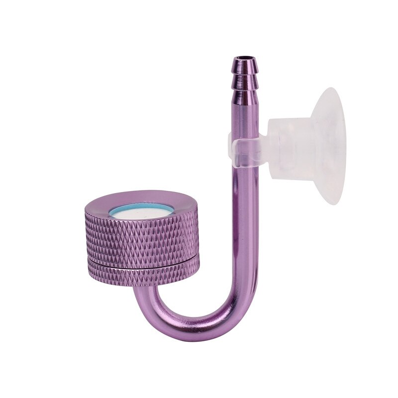 1pc Aquarium CO2 Verstuiver Systeem Diffuser Kooldioxide Verstuiver voor Aquarium Aquarium Aquatic Water Plant CO2 Apparatuur: Purple