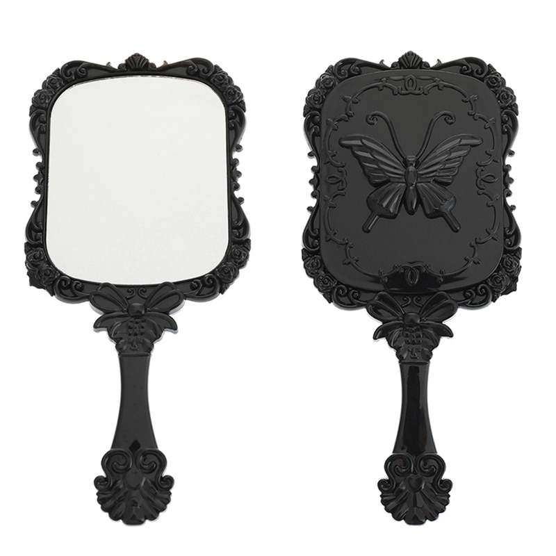 Handvat Spiegel Vierkant Make-upspiegel Handheld Spiegel Hand Spiegel Spa Salon Make-Up Ijdelheid Cosmetische Compacte Spiegel Voor Vrouwen
