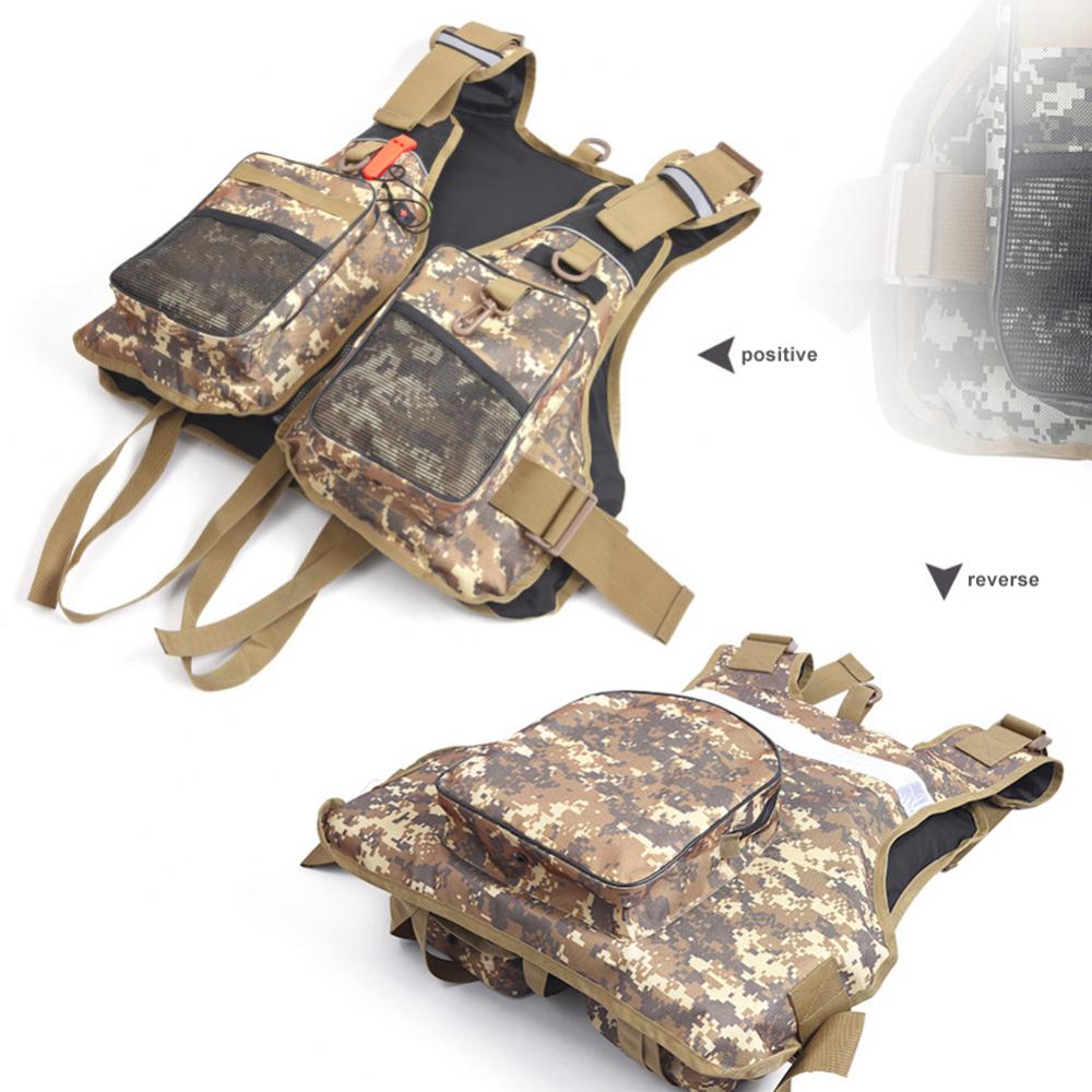 45% Discounts ! Outdoor Adjustable Floating Fly Fishing Jacket Multi-pocket Waistcoat