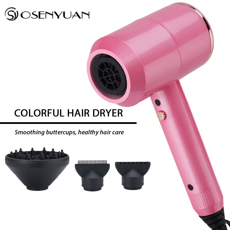 Beste Negativ ionisch Haar Trockner 3-in-1 Multifunktionale Styling Werkzeuge Haartrockner Haar Blasen Trockner Schnelle Gerade Luft Styler