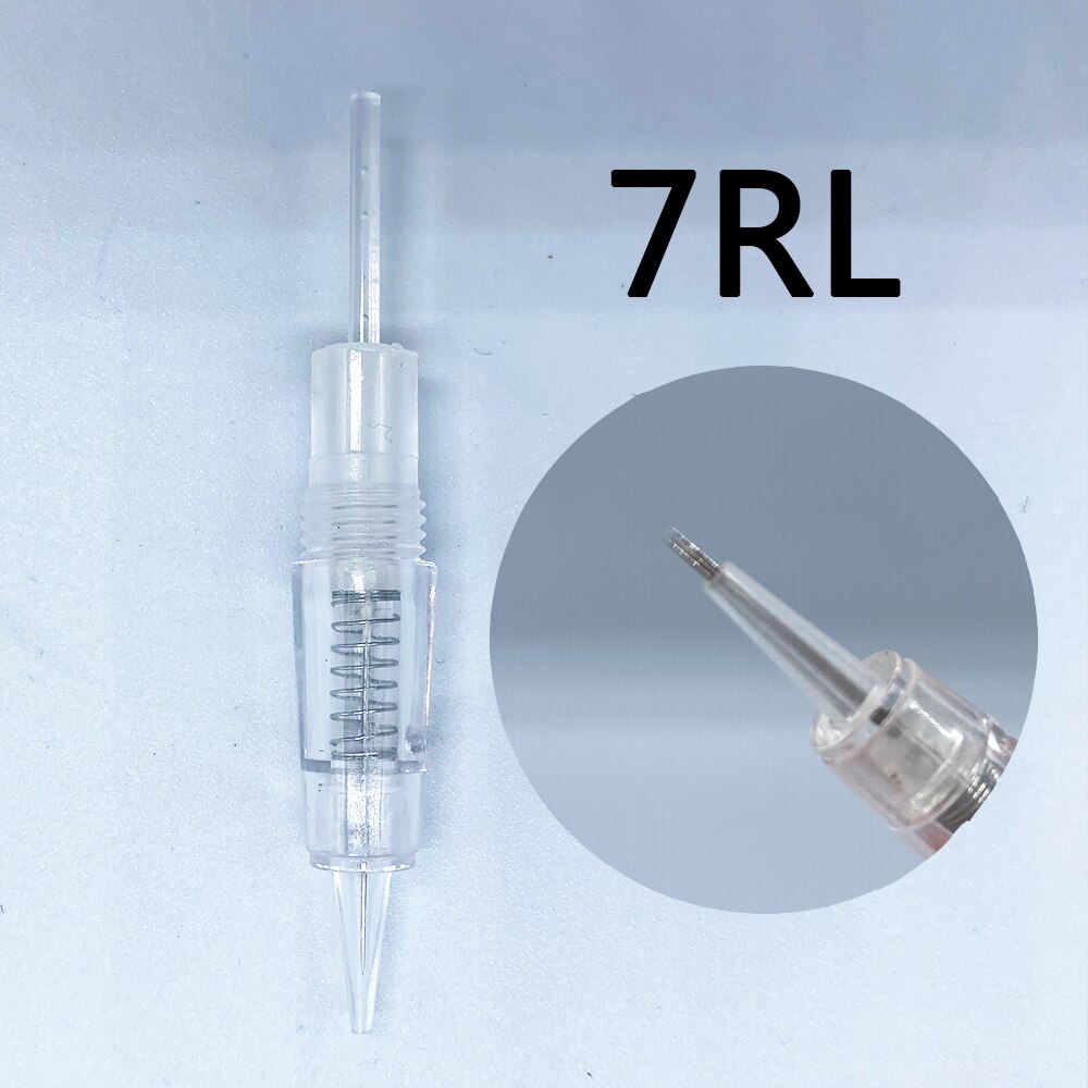 Permanent makeup nålar tatuering maskin ögonbryn läppar nålar: 7r x 50