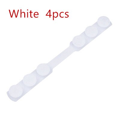 1/4 pièces réglable anti-dérapant masque oreille poignées Extension crochet masques faciaux boucle support ajustement masque étendre ceinture oreille crochets: 4PC white