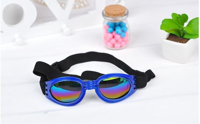Gafas de protección para perros, gafas de sol con protección UV para gatos, gafas de sol Multicolor para perros, productos para mascotas, accesorios, gafas de protección para perros: Azul