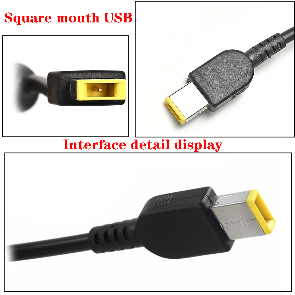 Laptop Adapter 135W 20V 6.75A USB Notebook Charger for Lenovo T440p Y50-70 R720 Y700 T540p P51 P52 S5 ADL135NLC3A Power Supply