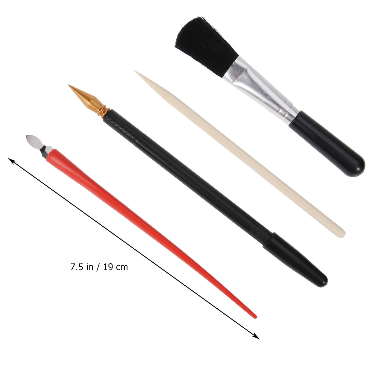 4PCS Scratch Painting Tool DIY Scratch Map Pen Set Portable Scratcher Handcraft Kit