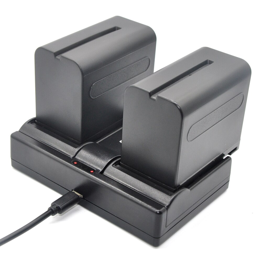 NP-F960 NP-F970 NP F930 Batterij Dual Charger voor SONY F950 F330 F550 F570 F750 F770 MC1500C HD1000C V1C Z5C Z7C PD198P 150 p 198 p