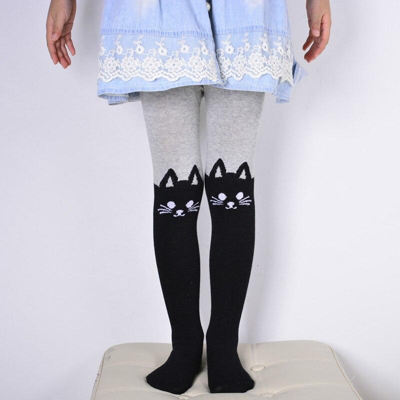 Medias suaves de algodón para bebés y niñas, medias cálidas de retales de gato de dibujos animados para primavera y otoño, 1 Uds.