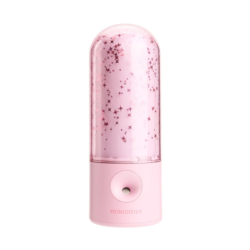 Starlight Night Light Humidifier Large Capacity Humidifer Car Nanometer Air Purifier ): Pink